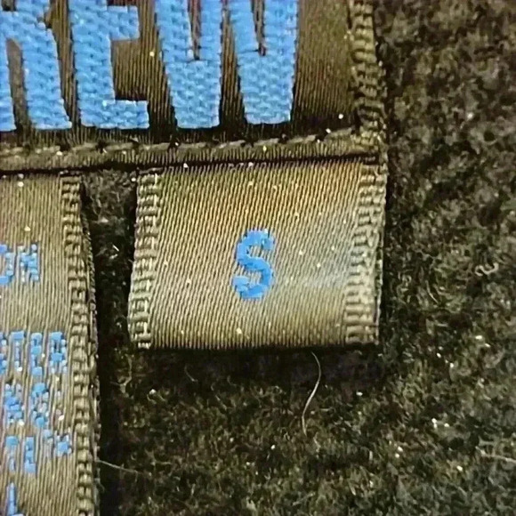 J Crew Sport Hooded Jacket Men's Sz Small Gray 1/4 Zip Pullover Fleece Lined - Picture 10 of 12